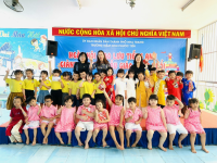 Ngày hội giao lưu tiếng Anh cho các bé 5-6 tuổi trường MN Phước Tiến