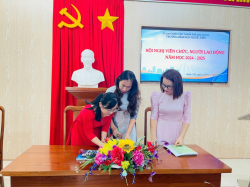 Hình ảnh Hội nghị viên chức người lao động 2024-2025