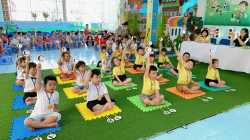 Hình ảnh HỘI KHOẺ MĂNG NON BÉ - VỚI AN TOÀN GIAO THÔNG NĂM HỌC 2023-2024
