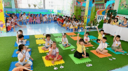 Hình ảnh HỘI KHOẺ MĂNG NON BÉ - VỚI AN TOÀN GIAO THÔNG NĂM HỌC 2023-2024