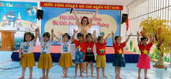 Hình ảnh HỘI KHOẺ MĂNG NON BÉ - VỚI AN TOÀN GIAO THÔNG NĂM HỌC 2023-2024