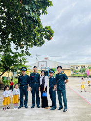 Hình ảnh THAM QUAN DOANH TRẠI BỘ ĐỘI - NĂM HỌC 2023-2024 