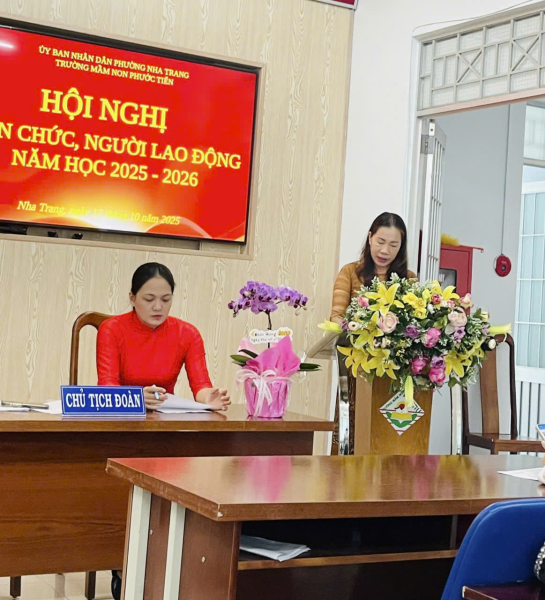 HỘI NGHỊ VIÊN CHỨC NGƯỜI LAO ĐỘNG NĂM HỌC 2025-2026