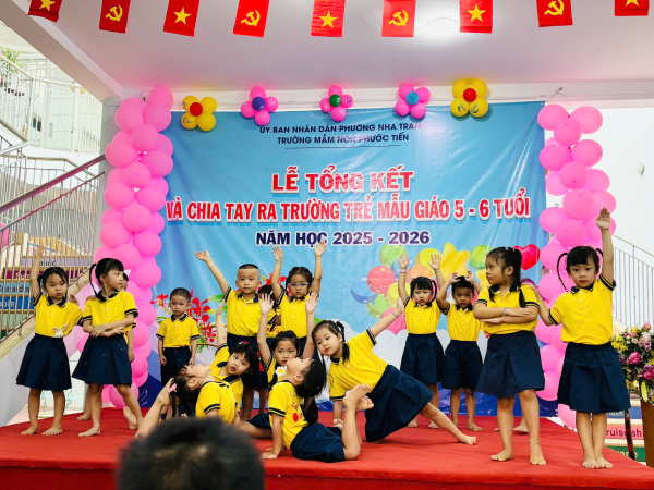 LỄ TỔNG KẾT VÀ CHIA TAY TRẺ MẪU GIÁO 5-6 TUỔI